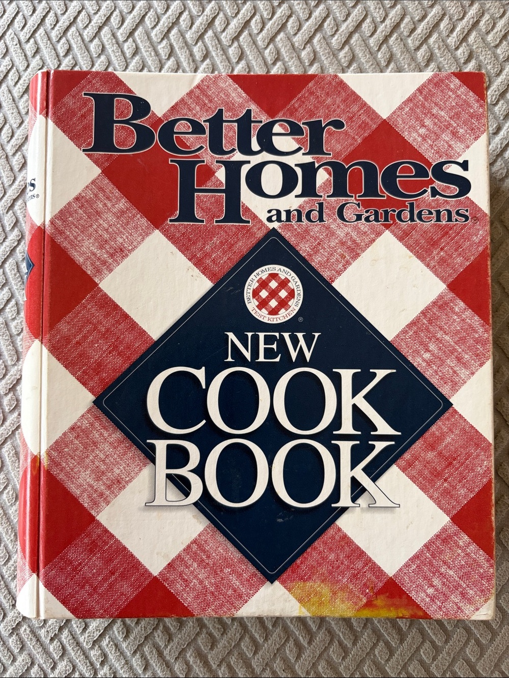 Vintage 1996 Better Homes And Gardens Red Plaid New Cookbook 5 Ring Binder